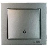 Выключатель одноклавишный Mono Electric Despina IP20 10A 250V антрацит 102-242425-109