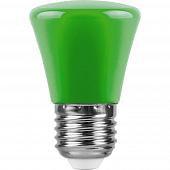 Лампа светодиодная Feron E27 1W зеленый Грибок Матовая LB-372 25912