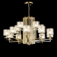 Подвесная люстра Crystal Lux Nicolas SP-PL10+5 Gold/White