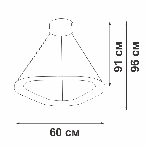 Люстра Vitaluce V2692-1/1S
