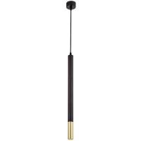 Подвесной светильник Lumina Deco Tuba LDP 1100-500 BK+GD