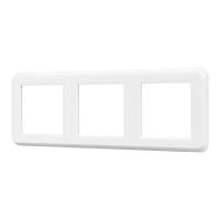 Рамка пластиковая FRM-VERSA-PL-3-WH Arlight 043782