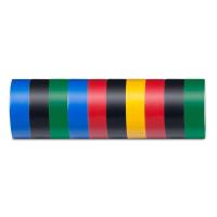 Изоляционная лента Stekker INTP01319-100 0,13*19мм, 100 м, комплект 10 штук, мультиколор 39290