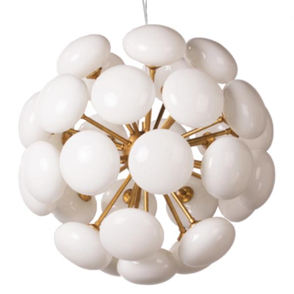 Подвесная люстра Imperium Loft Mid-Century Sputnik Milk Glass Chandelier 344002-22