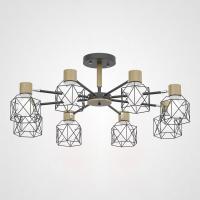 Потолочная люстра Imperium Loft Corf B3 Black 8 Lamps 189477-26