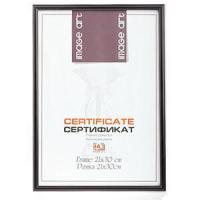 Фоторамка Image Art 6011-8/С черная certificate 21x30 (12/24/480) C0036047