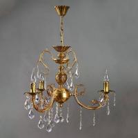 Подвесная люстра Ambiente Alicante 8888/3 AB Leaf Crystal