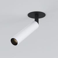 Встраиваемый светодиодный спот Elektrostandard Diffe 25027/Led белый/черный a058216