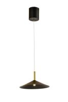 Люстра подвесная Alfa Light F3924-24 black+gol d 5W φ32*14*H(45,210）