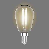 Лампа светодиодная филаментная Gauss E14 4,5W 2700K прозрачная 1141115
