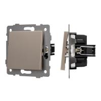 Механизм выключателя одноклавишный перекрёстный SWT-MKX1-PL-GD-V (250V, 10A) Arlight 049878
