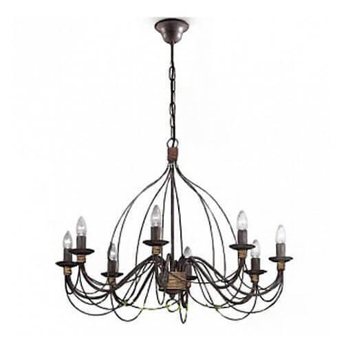 Подвесная люстра Ideal Lux Corte SP8 Ruggine 057194