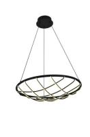 Люстра подвесная Alfa Light F3924-84 black 55W φ60*H15 0