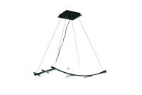 Люстра подвесная Alfa Light F3524-09 White+Black E27*6