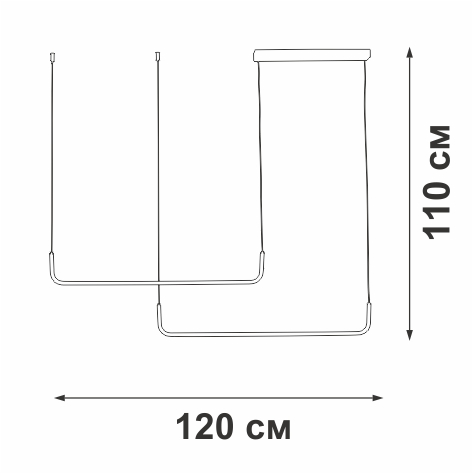 Люстра Vitaluce V2530-1/2S