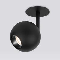 Встраиваемый светодиодный спот Elektrostandard Ball 9926 LED 12W 4200K черный a053738
