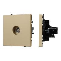 Механизм телевизионной розетки SCT-NOBE-MTV1-SFPL-GD Arlight 054294