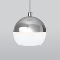 Подвесной светодиодный светильник Elektrostandard DLS023 9W 4200K белый/хром a047803