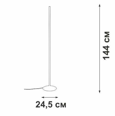 Светильник напольный V2690-8/1P