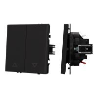 Механизм выключателя управления шторами SWT-NOBE-MKR2-SFPL-BK (230V, 10A) Arlight 054273