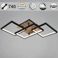 Потолочный светильник Reluce 49560-0.3-03 BK+WOOD