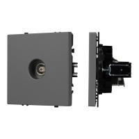 Механизм телевизионной розетки SCT-NOBE-MTV1-SFPL-GR Arlight 054295