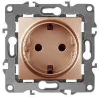 Розетка ЭРА 12 2P E Schuko со шторками 16A 250V 12-2102-14 Б0019325