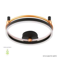 Потолочный светодиодный светильник Crystal Lux Fernando PL48W Led Black/Gold