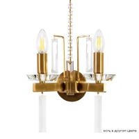 Бра Crystal Lux Marron AP2 Brass
