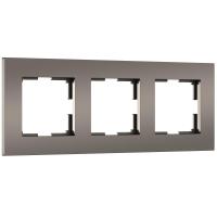 Рамка Werkel Slab на 3 поста бронза матовый W0032963 4690389193453