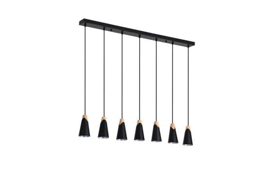 Люстра подвесная Alfa Light F3524-35 Black G9*7