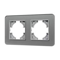 Рамка стеклянная FRM-OMALI-SFGS-2-GR Arlight 049710