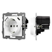 Механизм розетки с быстрой USB зарядкой SCT-MUAC-PL-WH-V (250V, 16A) Arlight 049822