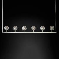 Подвесная люстра Imperium Loft Rh Boule De Cristal Linear Chandelier 6 Nickel 240203-22