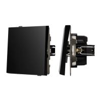 Механизм выключателя одноклавишный непроходной SWT-TENDO-MK01-PL-BK (230V, 10A) Arlight 054035