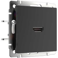 Розетка HDMI Werkel черный матовый W1186008 4690389157066