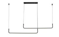 Люстра подвесная Alfa Light F3924-58 black 20W 120*6*H1 20