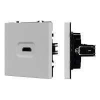 Механизм HDMI розетки SCT-NOBE-MHD1-SFPL-IS Arlight 061845