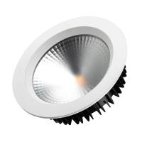 Встраиваемый светодиодный светильник Arlight LTD-187WH-Frost-21W Warm White 110deg 021069