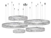 Горизонтальная композиция Newport 8550 из пяти колец хром №178 S8550_178CH