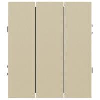 Выключатель ЭРА Arktik 16-1107-04 тройной 10АХ-250В шампань Б0070377