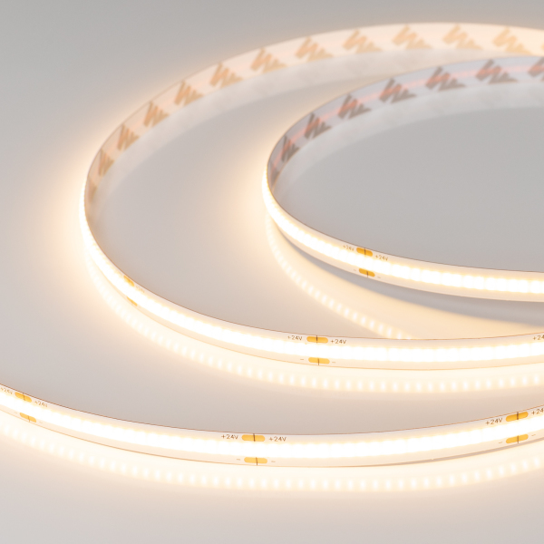 Светодиодная лента Arlight 11,5W/m 378LED/m CSP теплый белый 5M 031883(2)