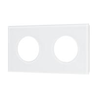 Рамка стеклянная FRM-GLARE-GC-2-WH Arlight 043835