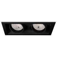 Светильник MS-VORTEX-BUILT-S250x140-2x30W Warm3000 (BK-BK, 50 deg, 230V) Arlight 058448