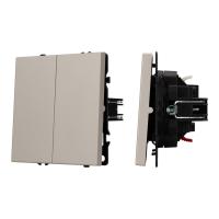 Механизм звонкового выключателя двухклавишный SWT-NOBE-MKR2-SFPL-CA (230V, 10A) Arlight 061785