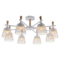 Потолочная люстра Seven Fires Olban SF3389/8C-WT-WD