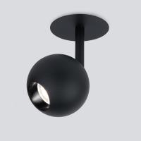Встраиваемый светодиодный спот Elektrostandard Ball 9925 LED 8W 4200K черный a053735