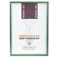 Фоторамка Image Art 6010-8/Е зеленая certificate 21x30 (12/24/480) C0036043