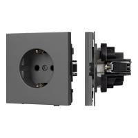 Механизм электрической розетки SCT-TENDO-MEU1-SFPL-GR (230V, 16A) Arlight 054640