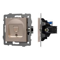 Механизм компьютерной розетки SCT-MPC1-PL-GD-V (RJ-45, CAT6) Arlight 049849